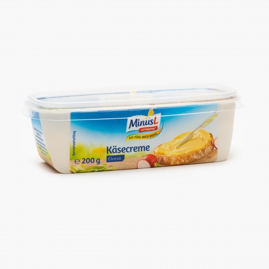 Brânză topită tartinabilă fără lactoză 45% grăsime 200g