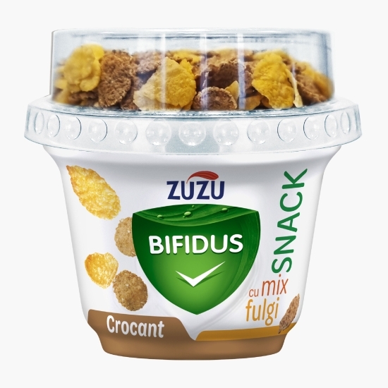 Iaurt natur + fulgi de porumb 158g