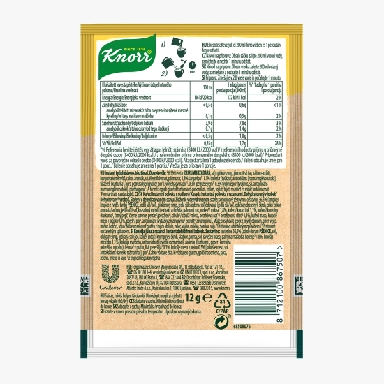 Supă instant Pui cu tăiței, Cup a Soup 12g