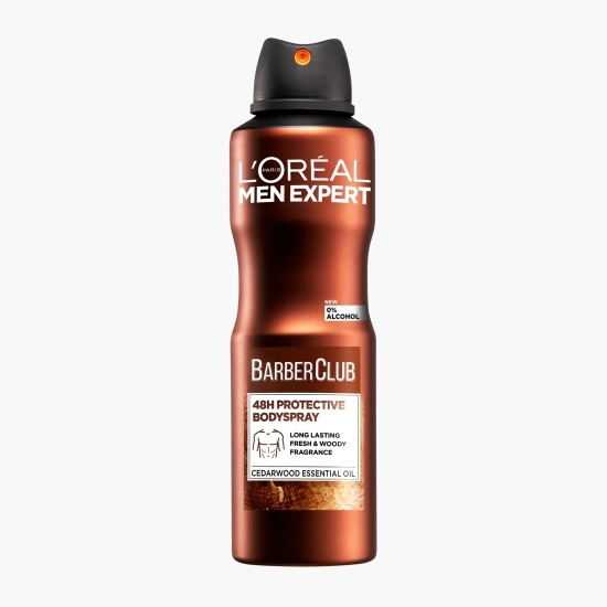 Antiperspirant spray pentru bărbați, fără alcool, Barber Club,150 ml