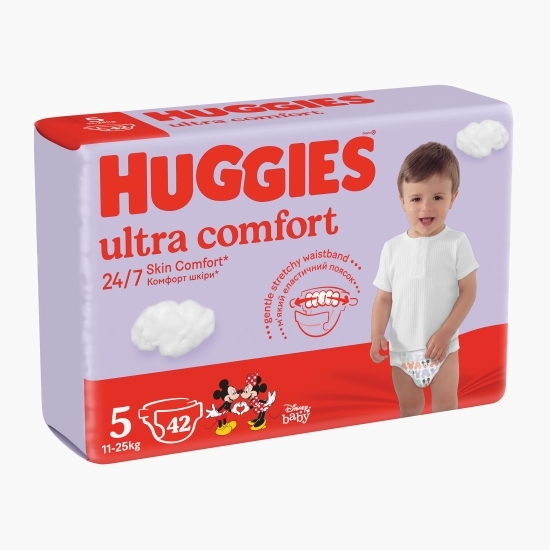 Scutece Ultra Comfort Jumbo unisex mărimea 5, 11-25 kg, 42 buc