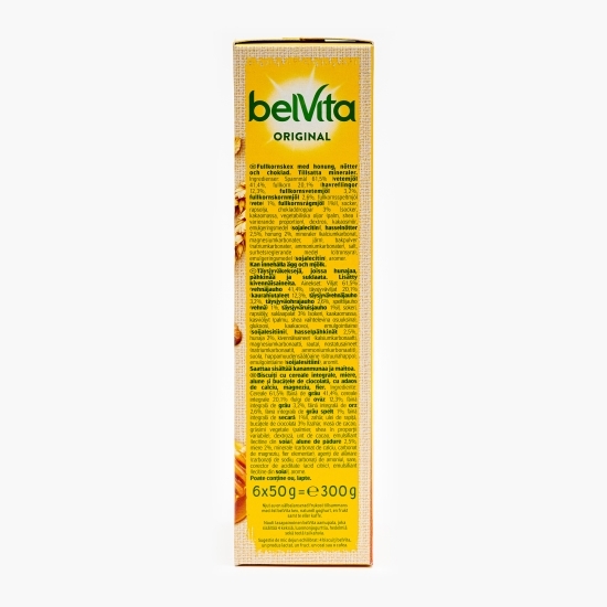 Biscuiți mic dejun din miere și alune Original 6 buc, 300g