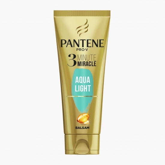 Balsam Pro-V Aqua Light 3 Minute Miracle pentru păr gras 200ml