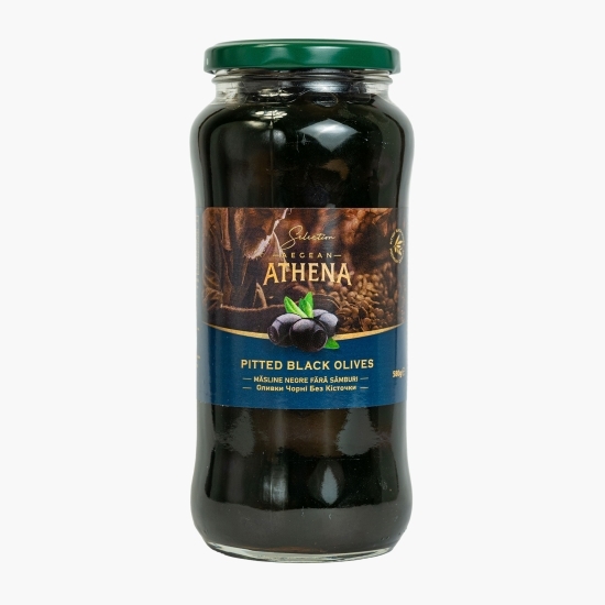 Măsline negre fără sâmburi, 580g