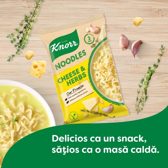 Supă instant noodles cu brânză 61g