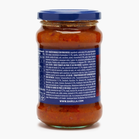 Sos Ragu Contadino cu carne de porc și vin roși 300g