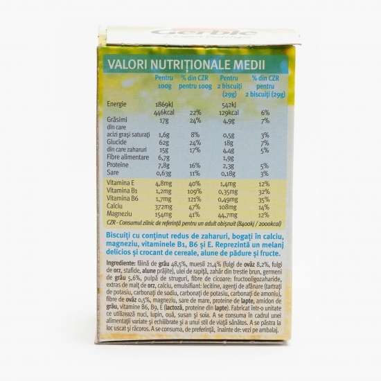 Biscuiți dietetici cu musli și ovăz 72.5g