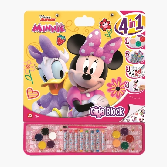 Set pentru desen Giga Block 4 în 1 Minnie, +3 ani