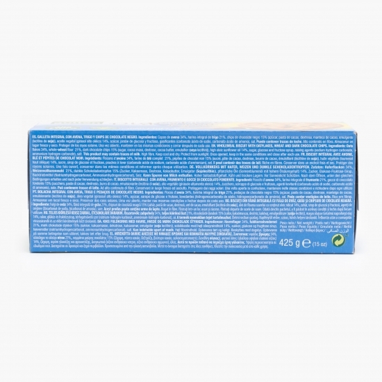 Biscuiți digestivi cu chipsuri de ciocolată neagră 425g