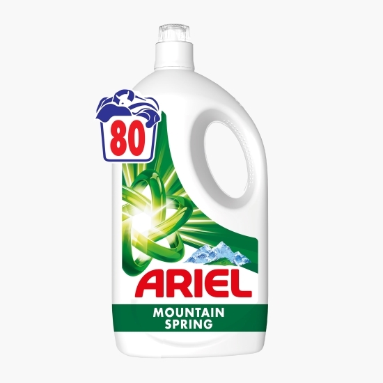 Detergent de rufe lichid Mountain Spring, 80 spălări, 3.6l