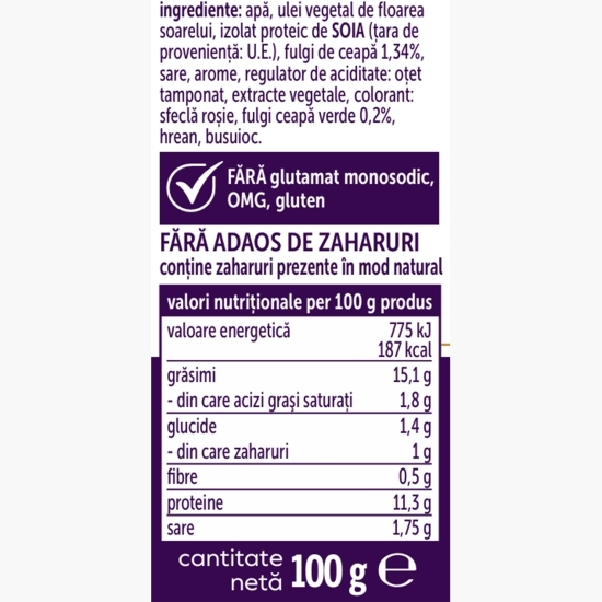 Pastă tartinabilă vegană cu ceapă 100g