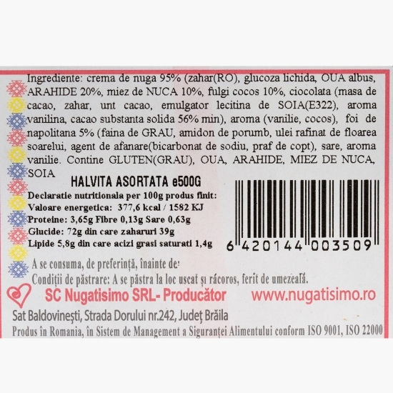 Halviță asortată 500g