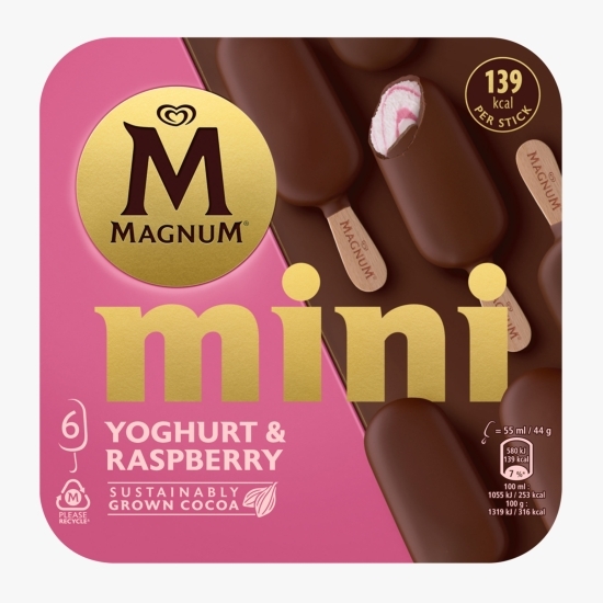 Înghețată Mini Yoghurt & Raspberry 6x55ml
