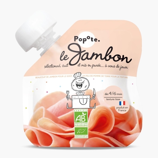 Piure eco cu 51% șuncă, +4/6 luni, 60g