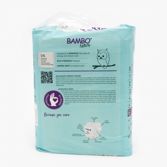 Scutece eco 0% clor mărimea 6, 16+ kg, 20 buc