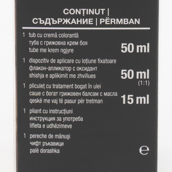 Vopsea permanentă de păr fără amoniac Oleo Intese, 8-50 blond natural cenușiu, 115ml