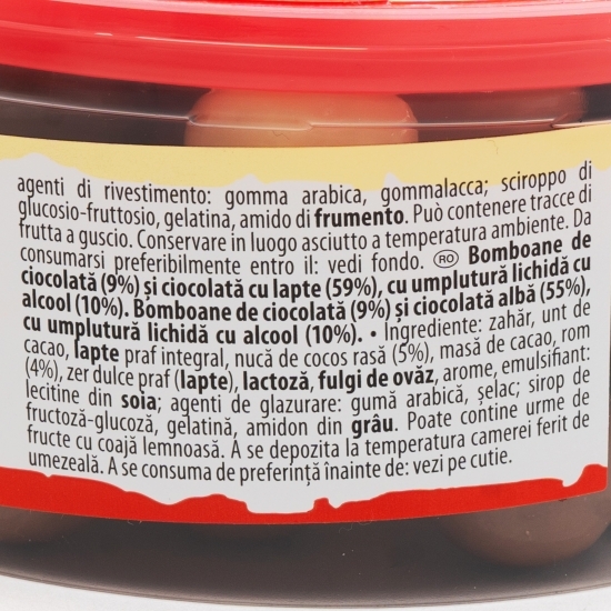 Bomboane cu rom și cocos Rum Kokos Black & White 300g