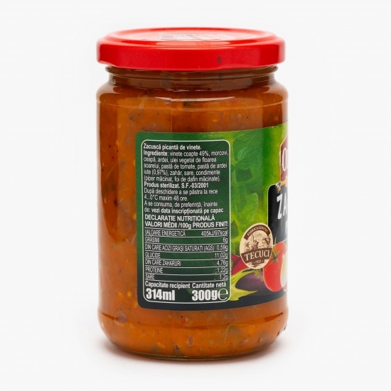 Zacuscă picantă de vinete 300g