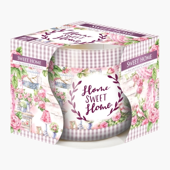 Lumânare parfumată pahar Sweet home