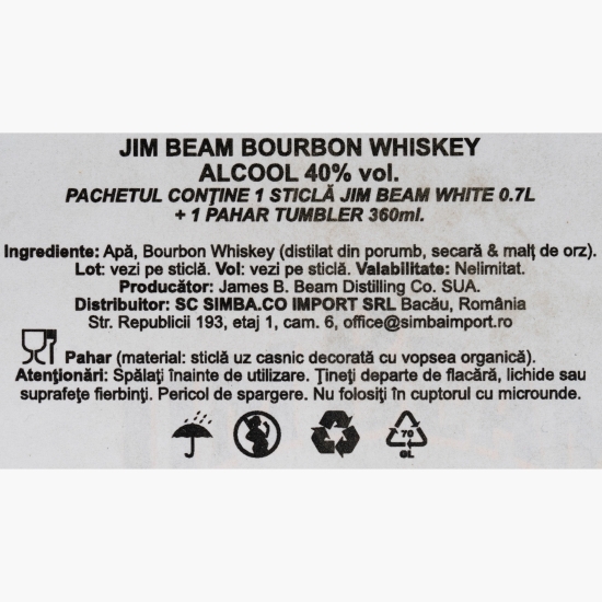Bourbon Whiskey, 40%, USA, 0.7l + cutie