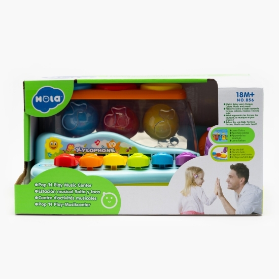Xilofon cu mingiuțe și ciocănel, +18 luni