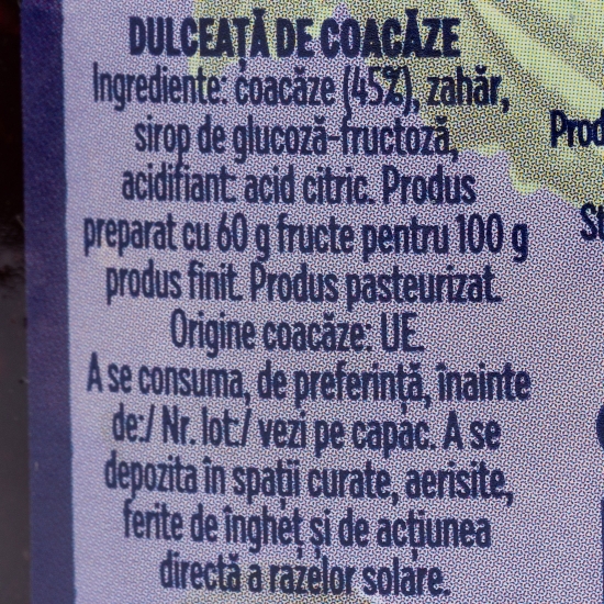 Dulceață de coacăze 270g