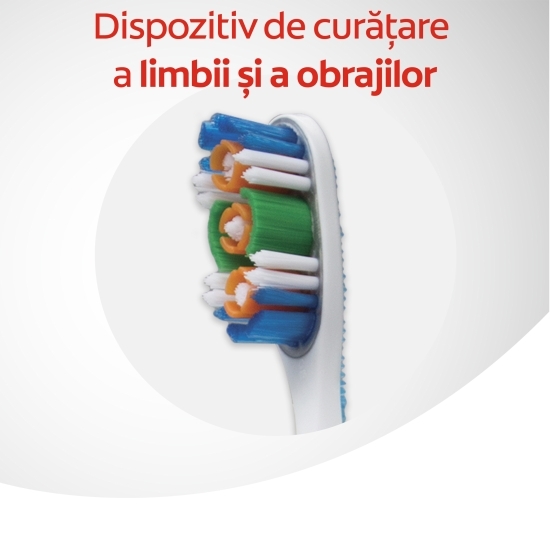 Pachet: 2x Periuță de dinți cu peri de duritate medie 360 Whole Mouth Clean Medium