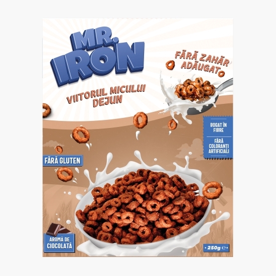 Cereale din ovăz cu ciocolată, fără zahăr și gluten 250g