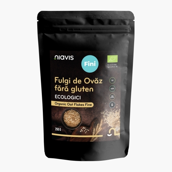 Fulgi de ovăz ecologici fără gluten 250g
