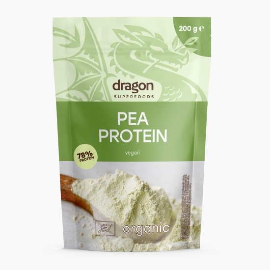 Pudră proteică eco de mazăre 78%, 200g