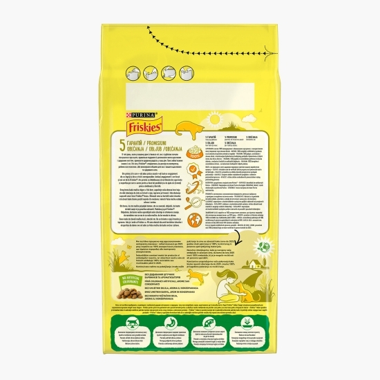 Hrană uscată pentru pisici adulte indoor, 1.5 kg, cu pui și legume