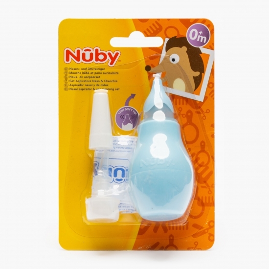 Aspirator nazal + set curățare ureche, 0+ luni