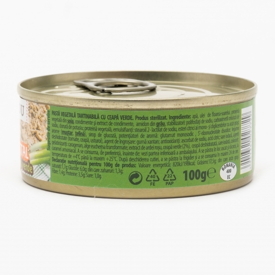 Pastă vegetală tartinabilă cu ceapă verde 100g