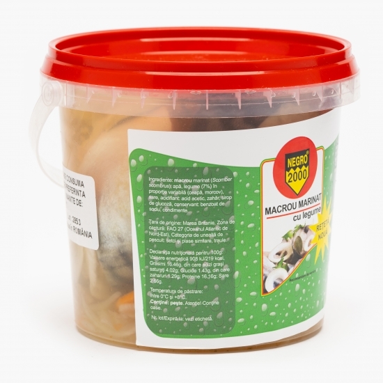 Macrou marinat cu legume 500g