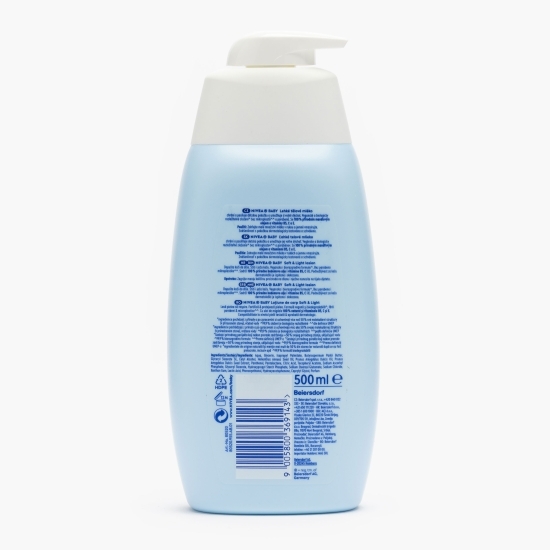 Loțiune pentru bebeluși Baby Soft & Light 0.5l