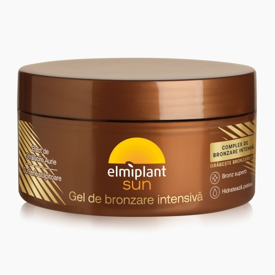 Gel de bronzare intens cu efect de strălucire aurie, 100ml