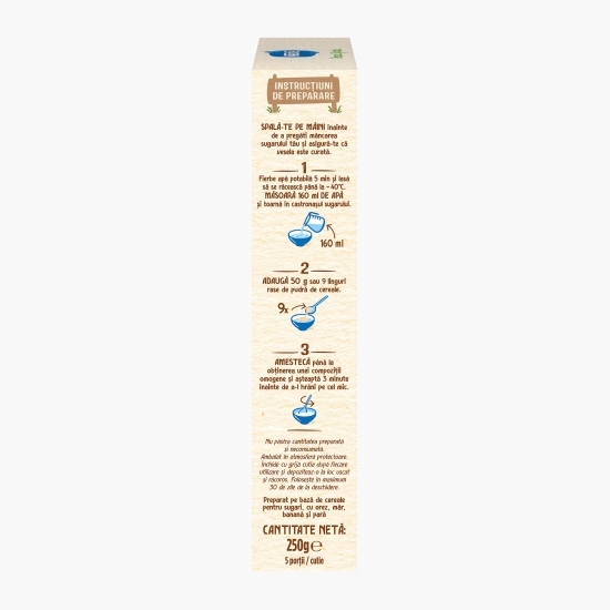 Cereale orez cu 3 fructe, +6 luni, 250g
