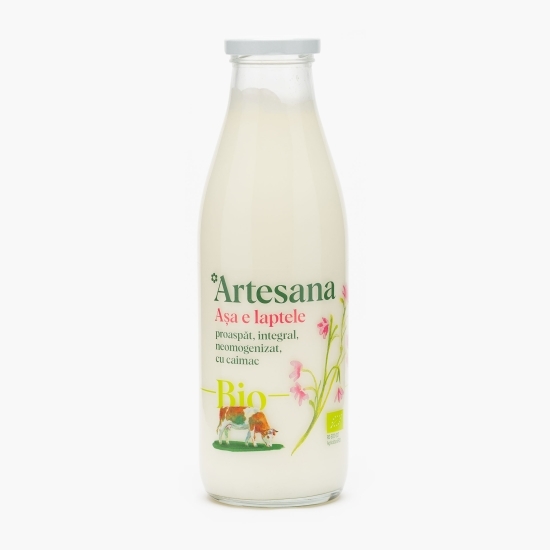 Lapte proaspăt ecologic de vacă 0.75l