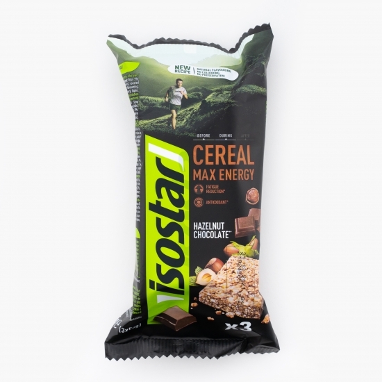 Baton sport cu aromă de alune și ciocolată 3x55g