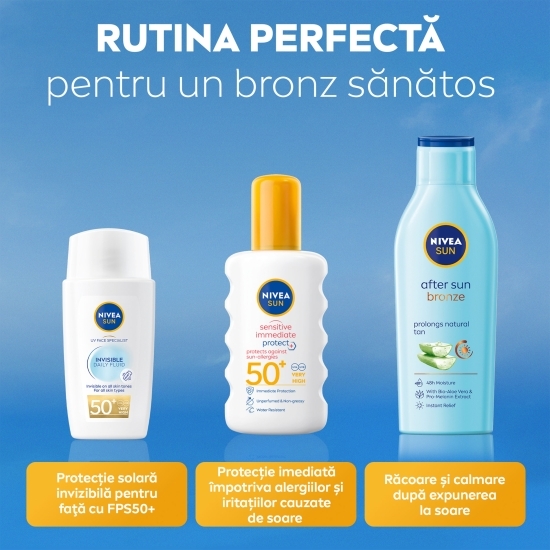 Spray de protecție solară împotriva alergiilor solare Sensitive, SPF 50, 200ml