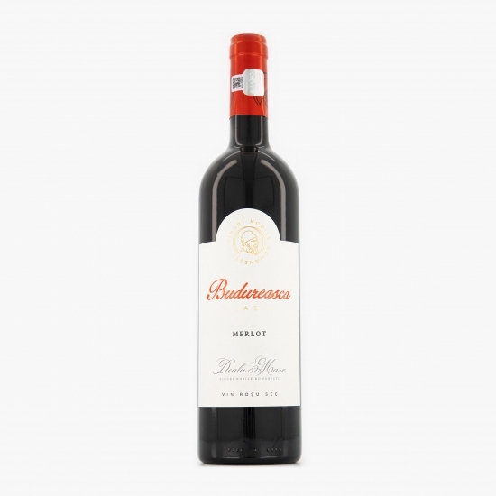 Vin roșu sec Merlot, 14.5%, 0.75l