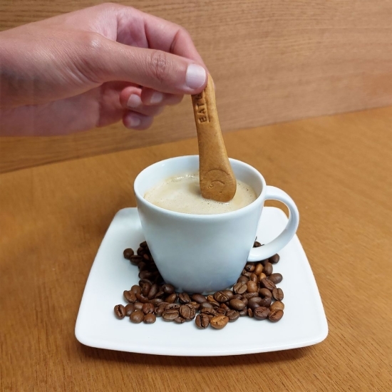 Set lingurițe comestibile 2D Vanilat 10 buc