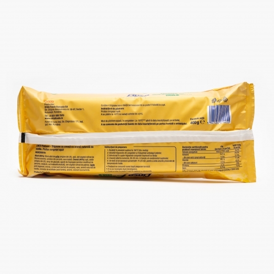 Trigoane cu cremă de vanilie 400g