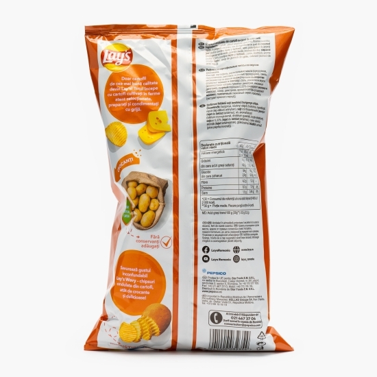 Chipsuri ondulate din cartofi cu cașcaval, Wavy 115g