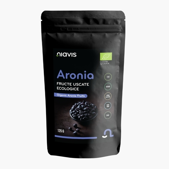 Aronia fructe uscate ecologice 125g