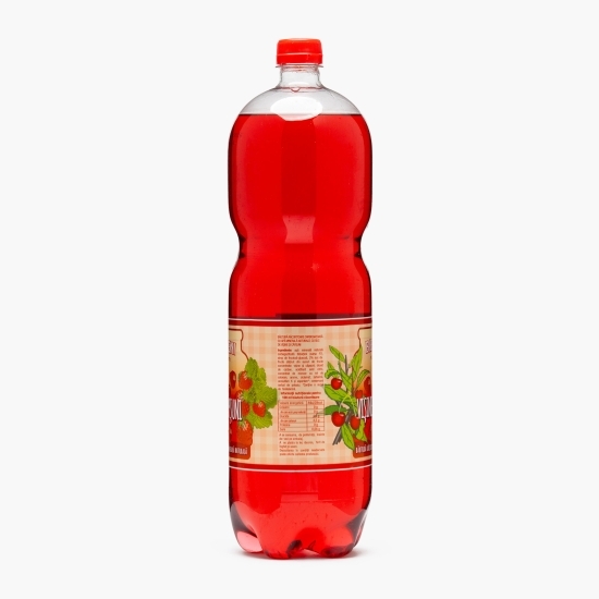 Băutură răcoritoare carbogazoasă cu vișine și căpșuni 2l