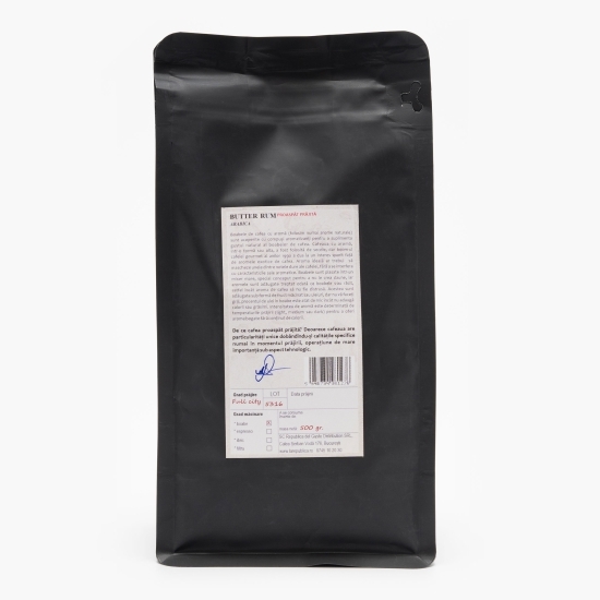 Cafea proaspăt prăjită Arabica Butter Rum 500g