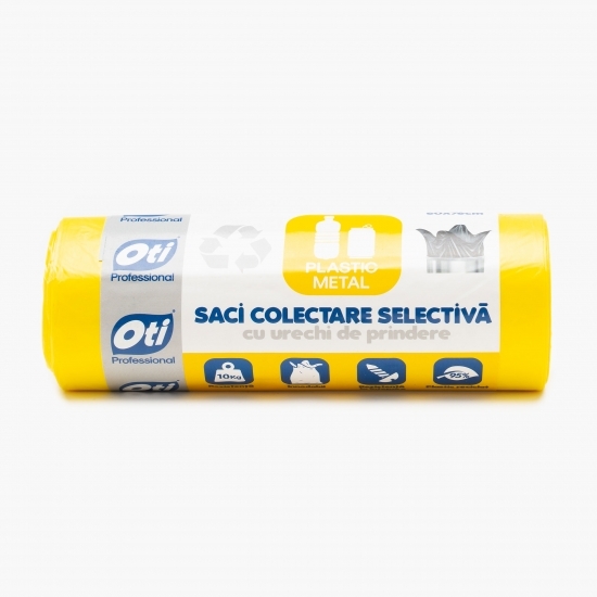 Saci colectare selectivă plastic/metal 60l 60x76cm 20 buc