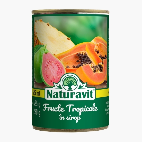 Cocktail fructe tropicale în sirop slab îndulcit 425g