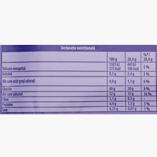 Biscuiți cu mousse aromă ciocolată Choco Jaffa 128g